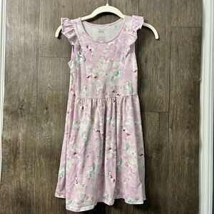 Jumping Beans Unicorn Print Sleeveless Dress | Size 8